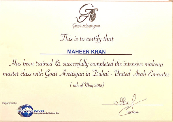 Intensive Makeup Class by Goar Avestiyan