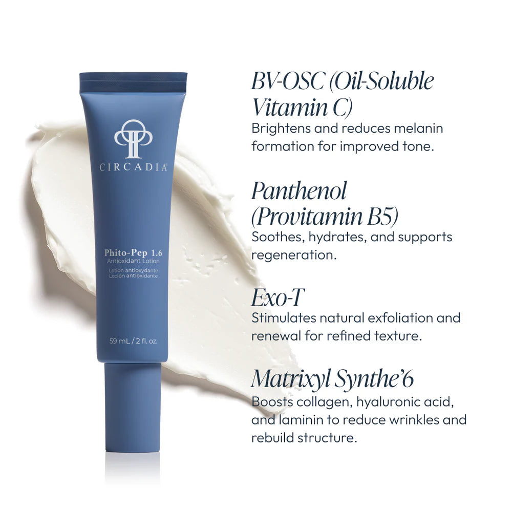 Phito-Pep 1.6 Antioxidant Lotion | Circadia | 2.0 FL OZ