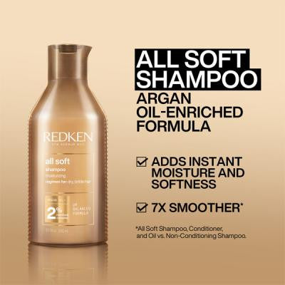 REDKEN | All soft shampoo 10oz